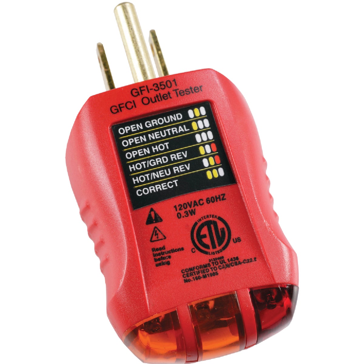 Gardner Bender Outlet and GFI Tester 503959