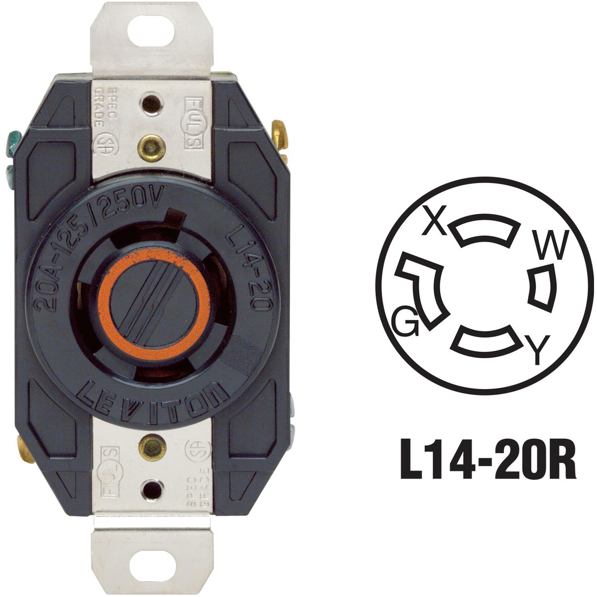 20A LOCKING OUTLET