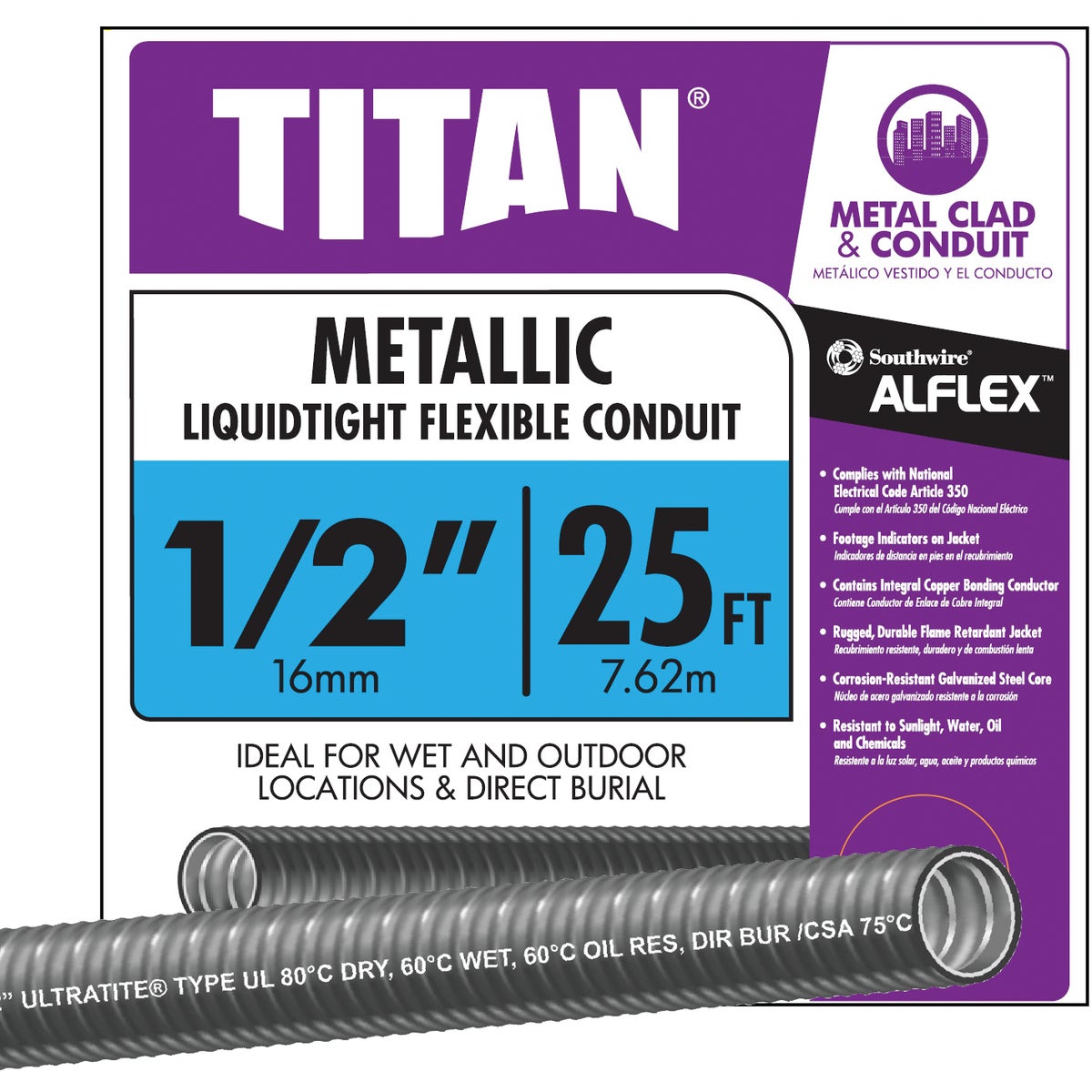25 1/2" LIQTITE CONDUIT