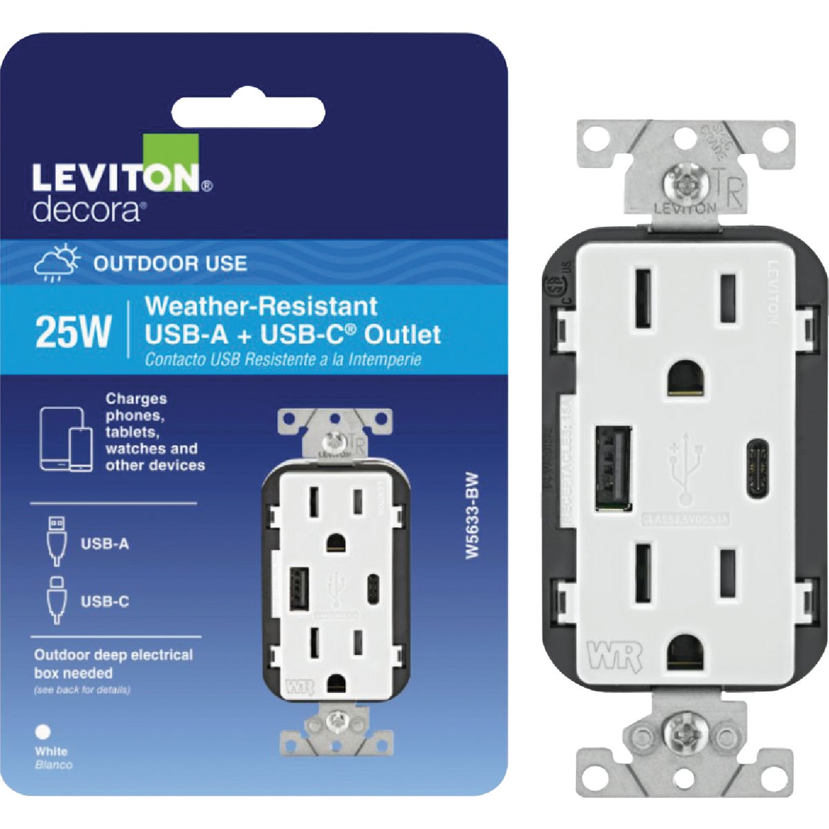 WHT 15AWTHA/C USB OUTLET