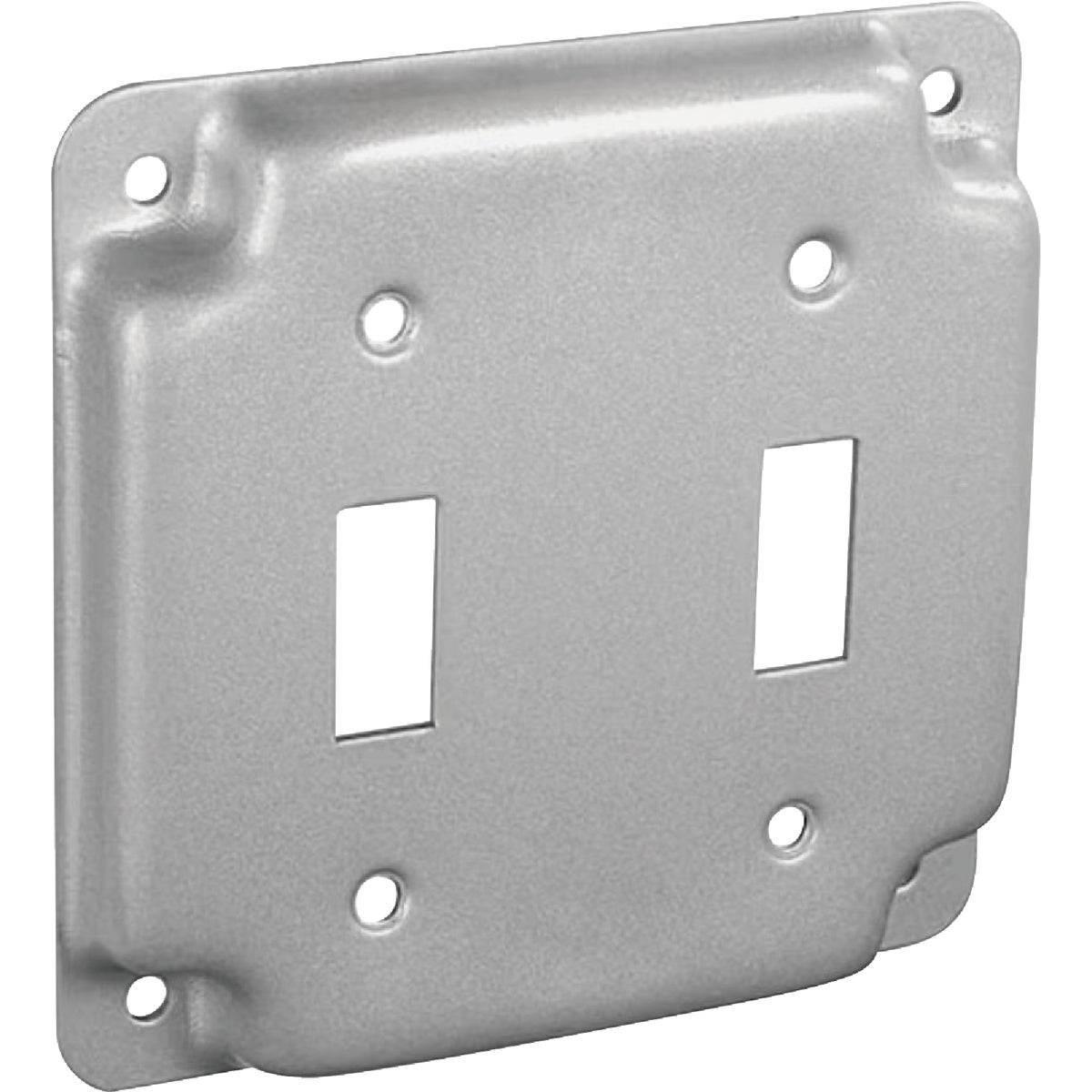 4" SQ 2-SWITCH BOX COVER