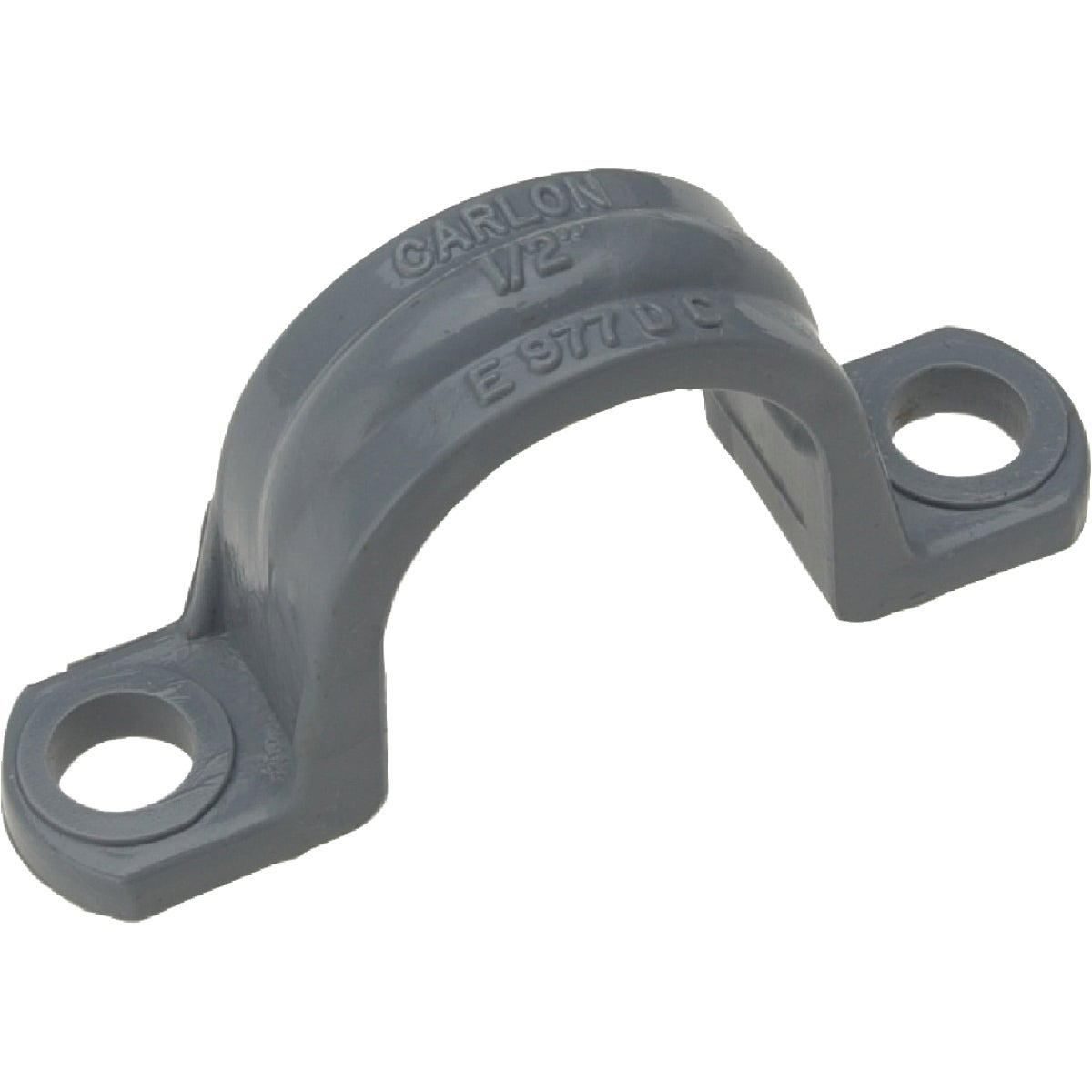 Carlon 2 In. 2-Hole PVC Strap (5-Pack) 508799