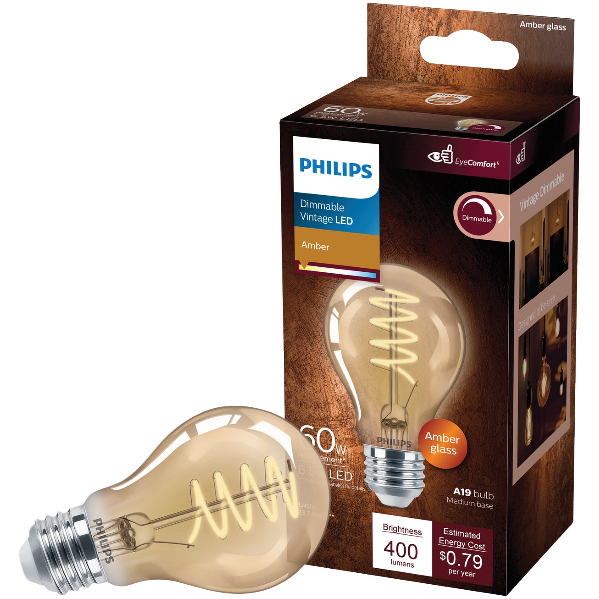 60W A19 AMB LED BULB