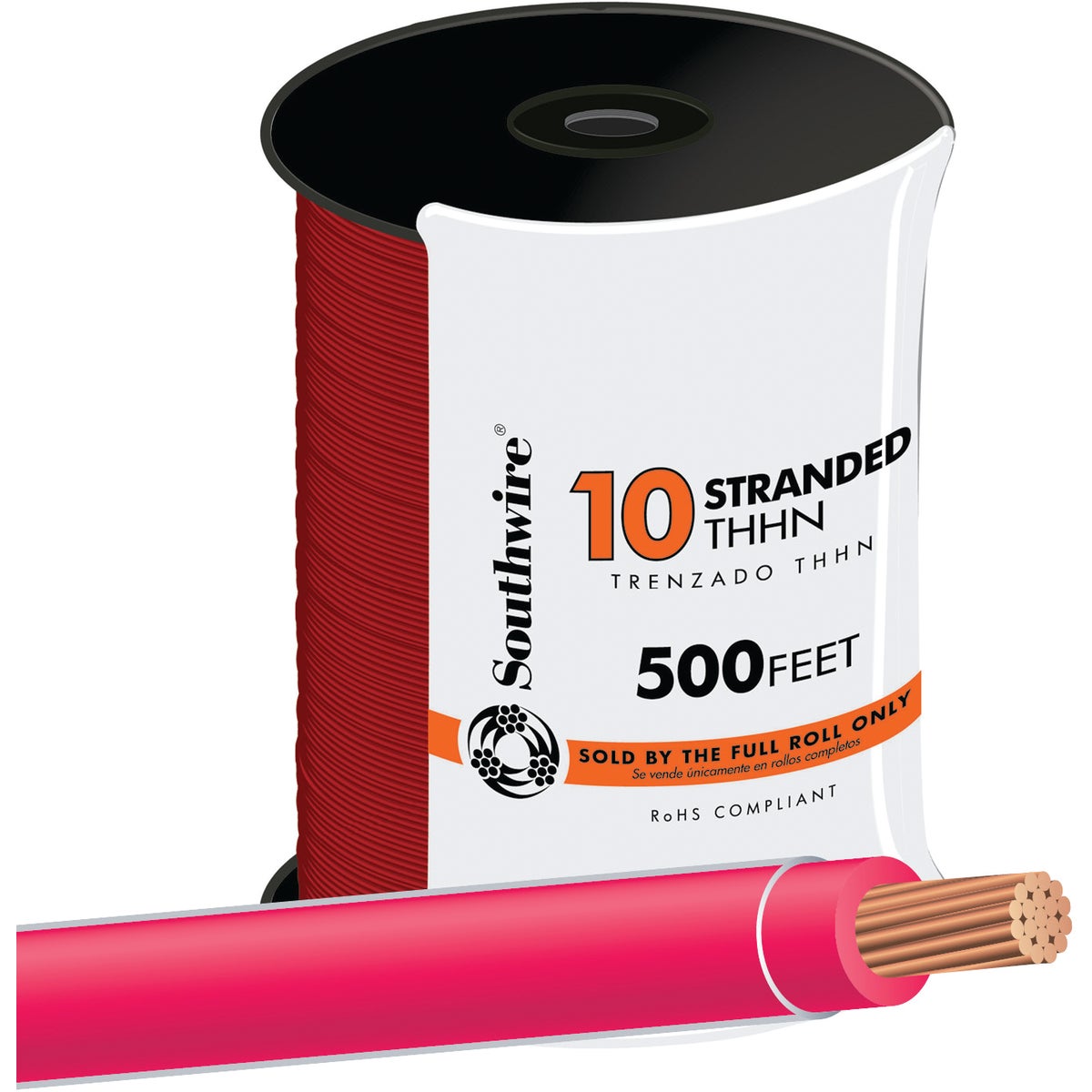 500 10STR RED THHN WIRE