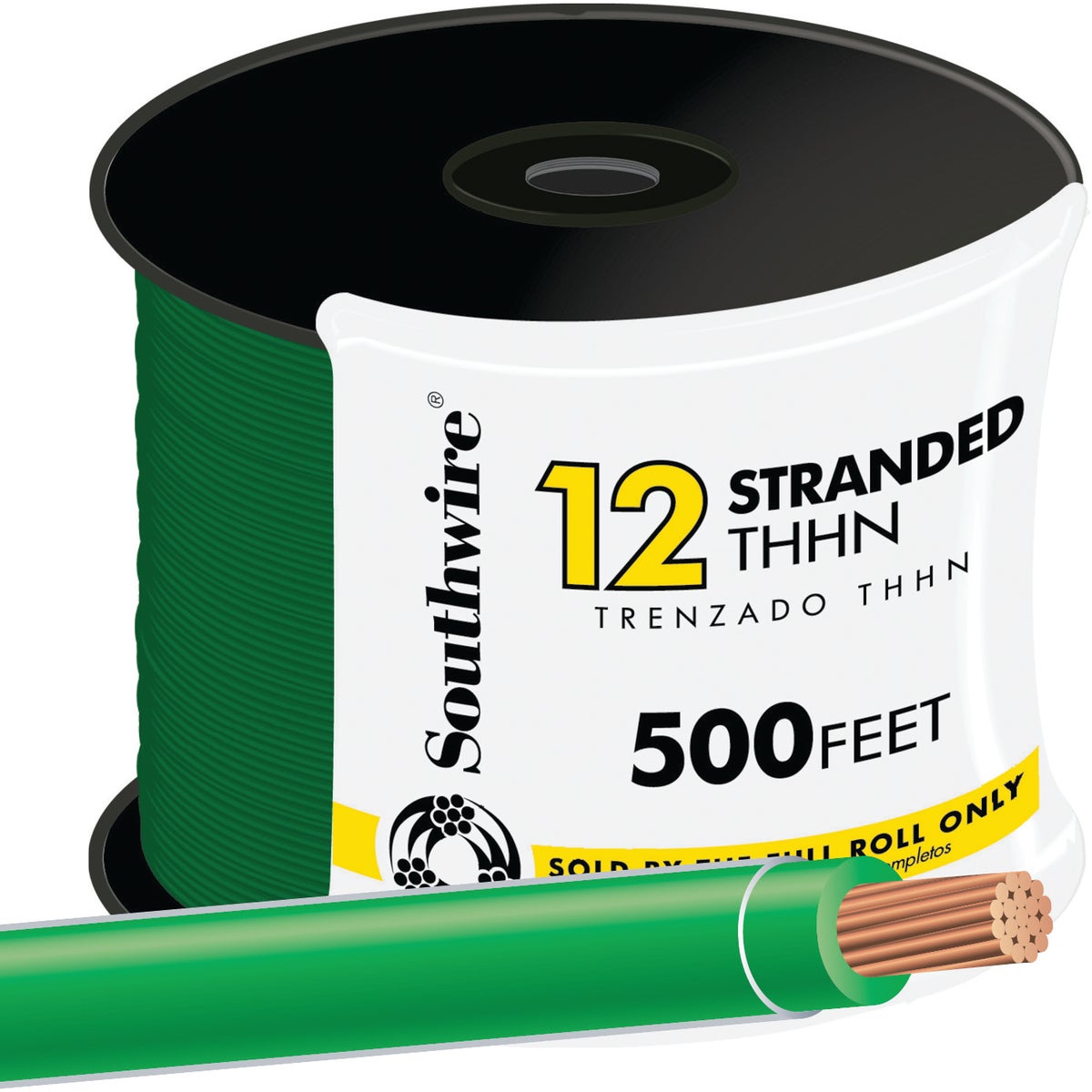 500 12STR GRN THHN WIRE