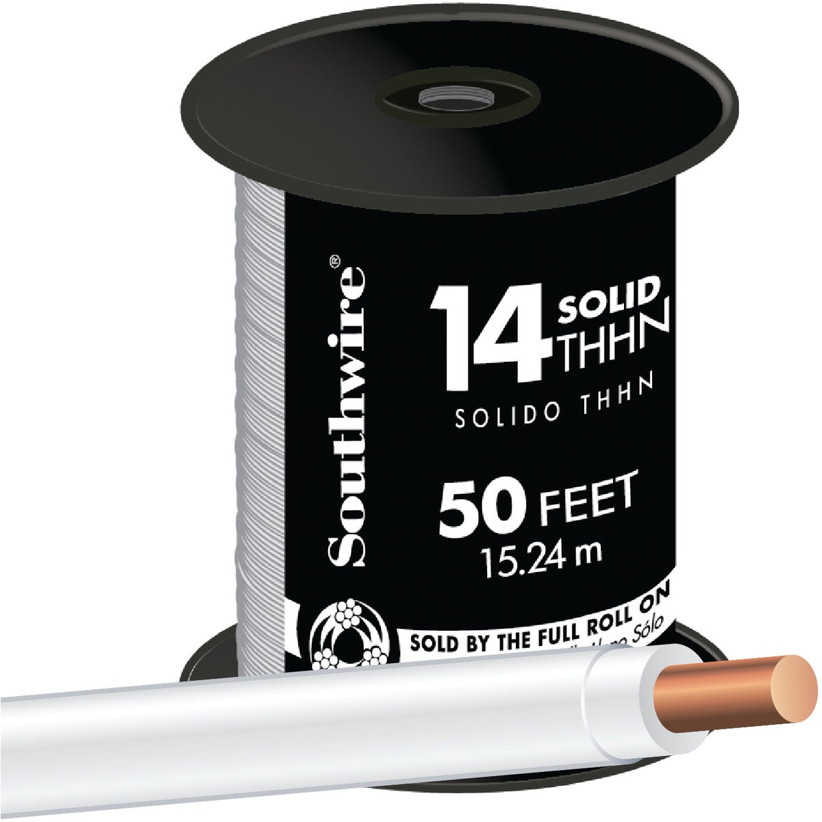 50 14SOL WHT THHN WIRE