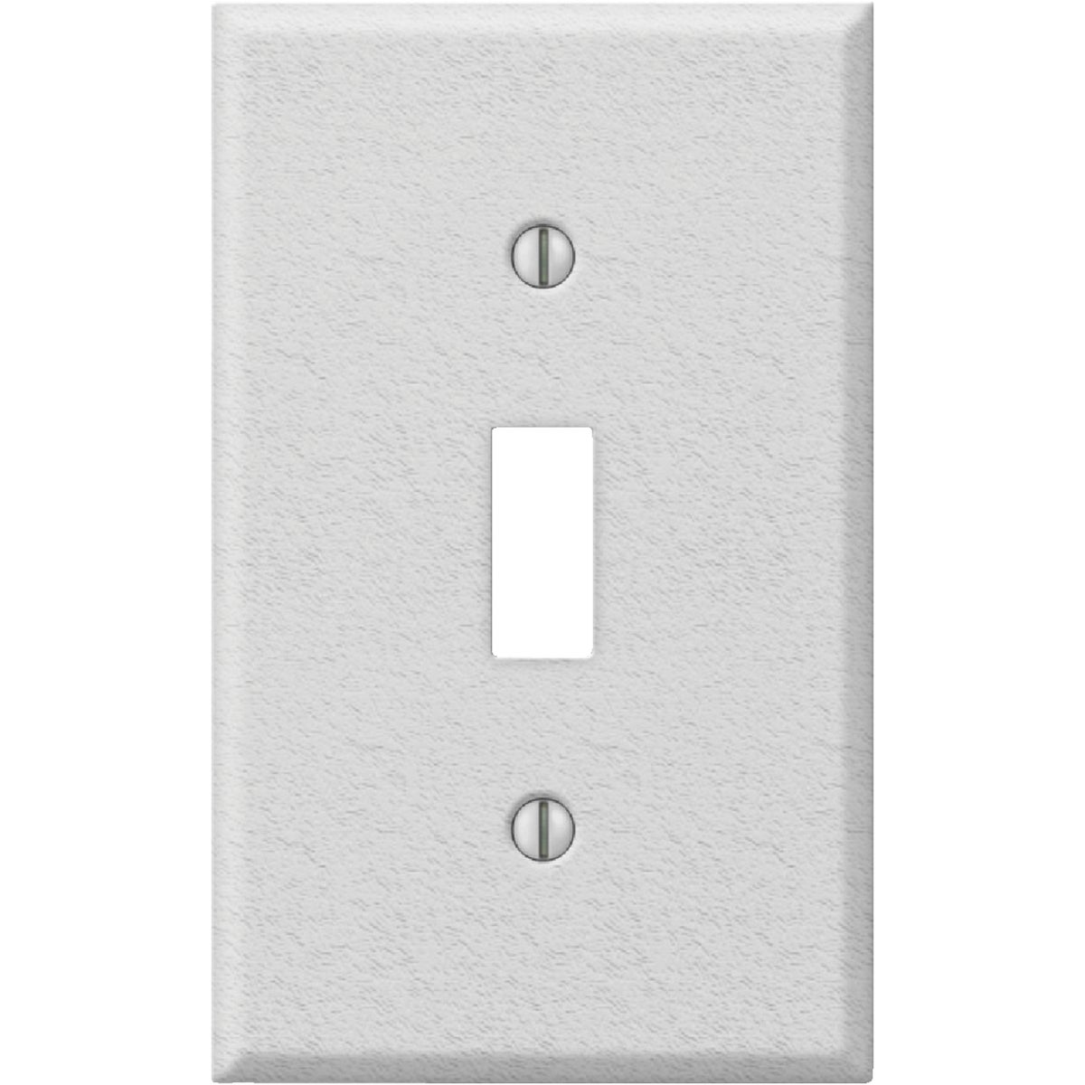 WHT 1 TOGGLE WALL PLATE