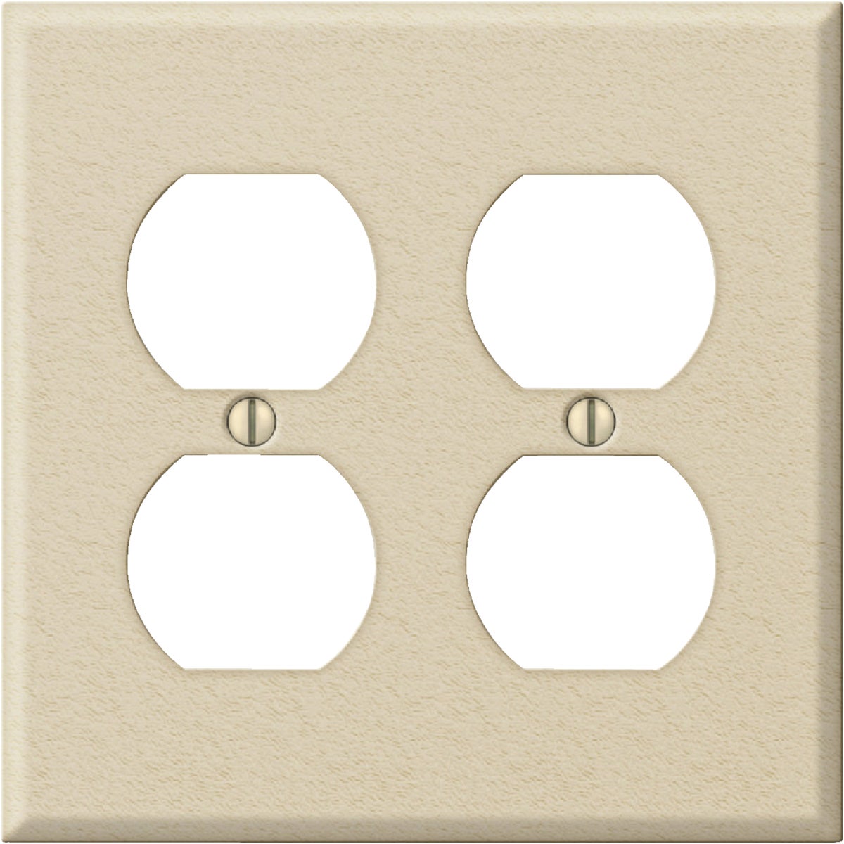 IV DBL OUTLET WALL PLATE