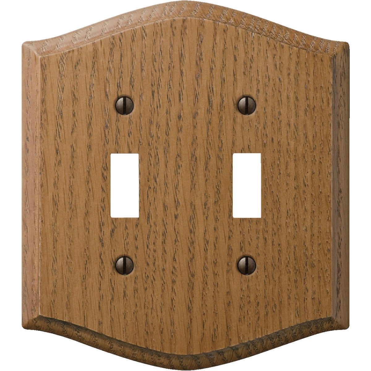 OAK 2 TOGGLE WALL PLATE