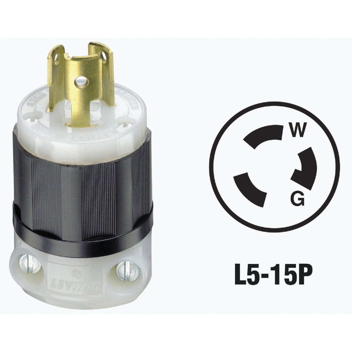 15A-125V LOCKING PLUG