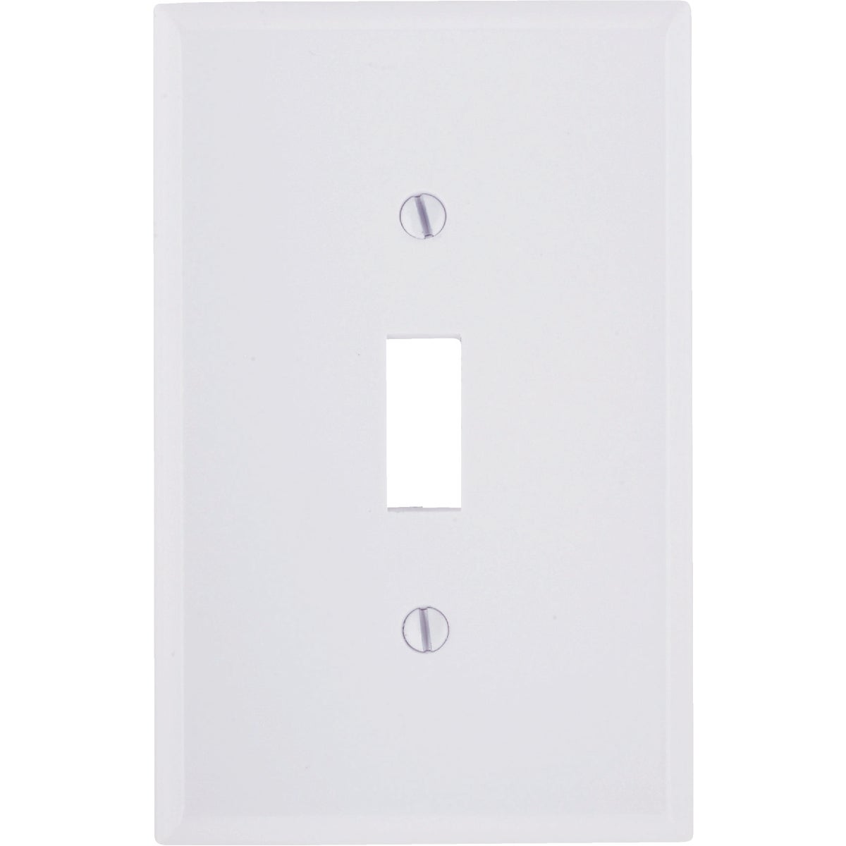 WHT 1-TOGGLE WALL PLATE