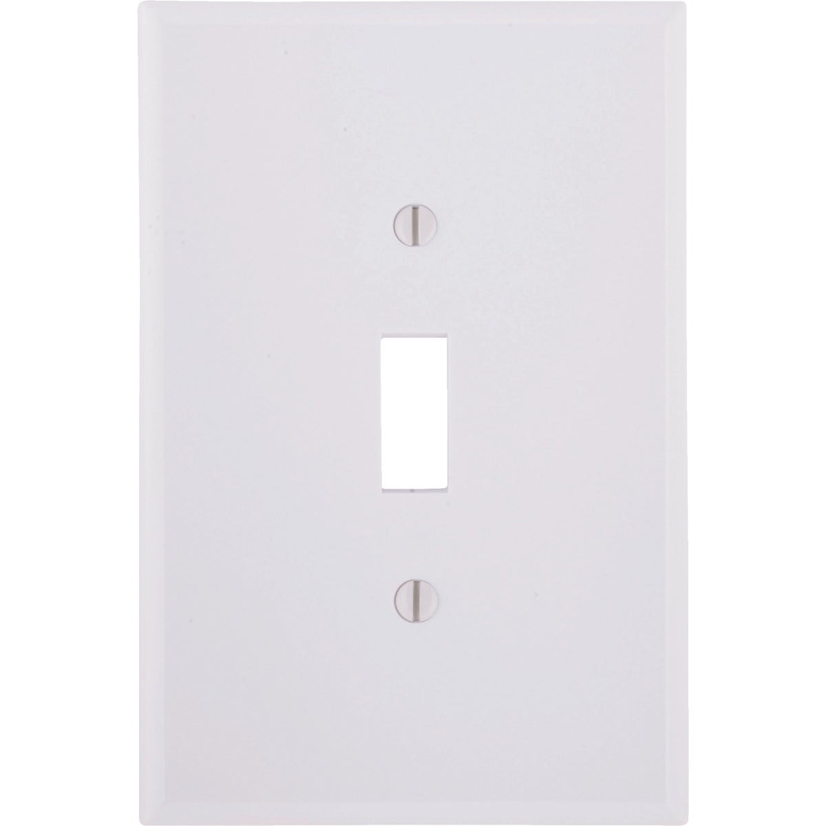WHT 1-TOGGLE WALL PLATE