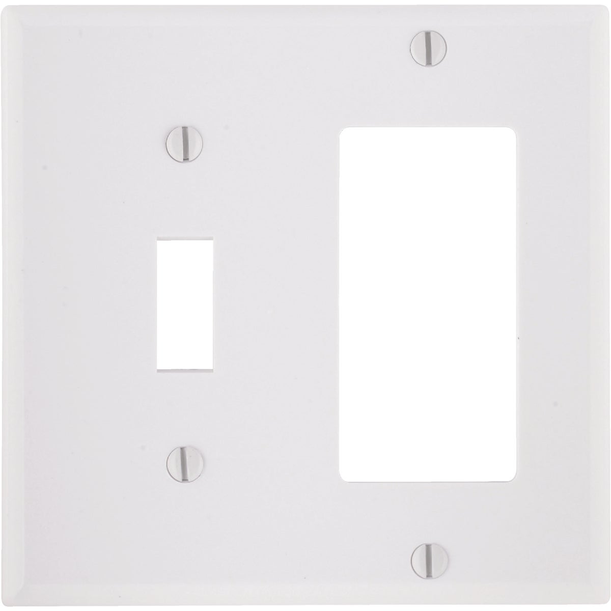 WHT COMBO WALL PLATE