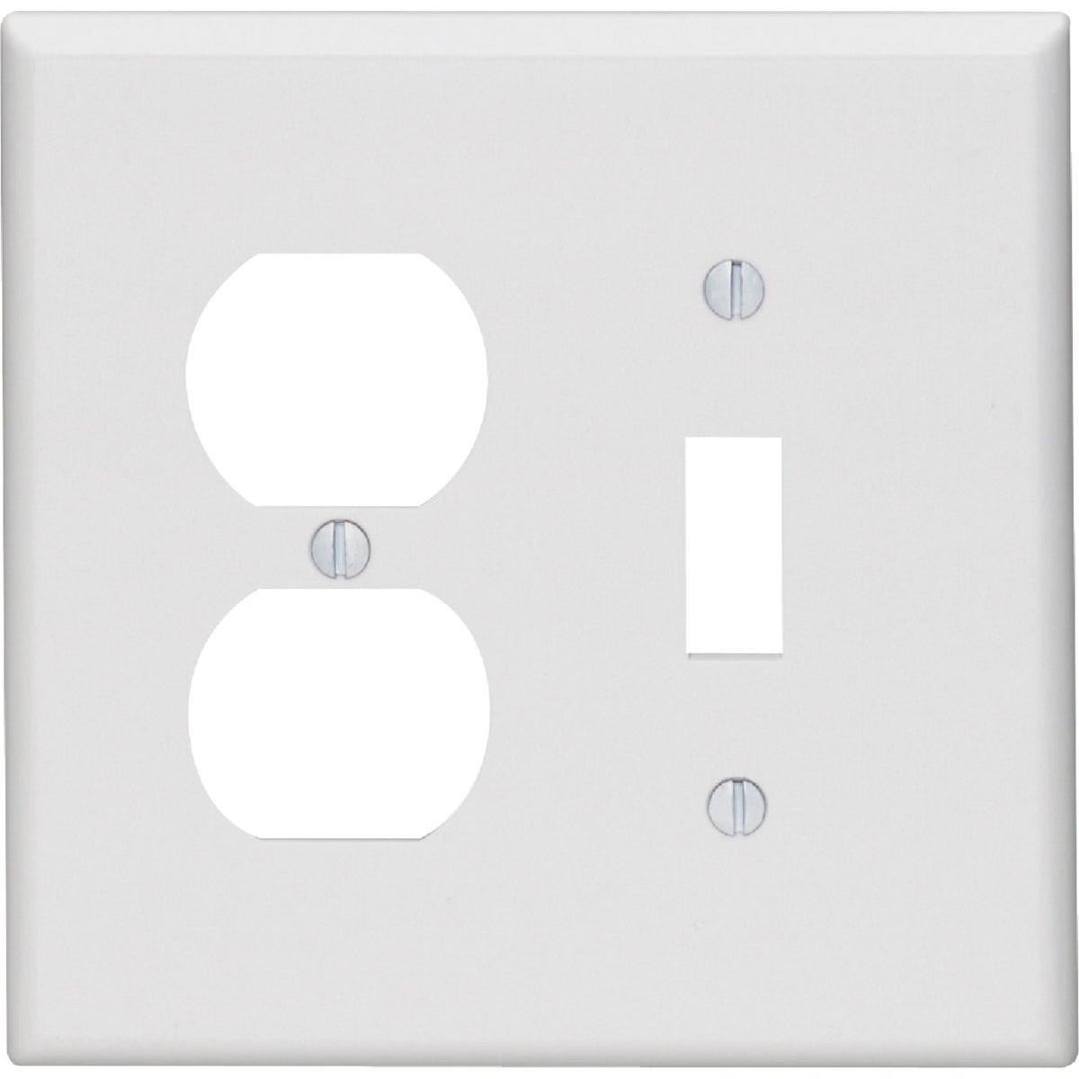 WHT COMBO WALL PLATE