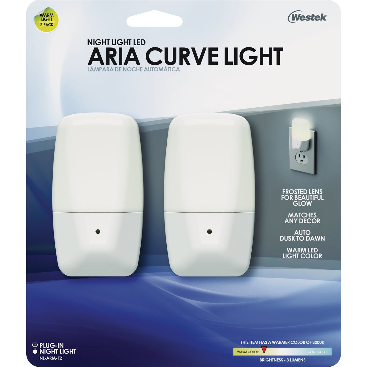 2PK LED ARCRV NIGHTLIGHT