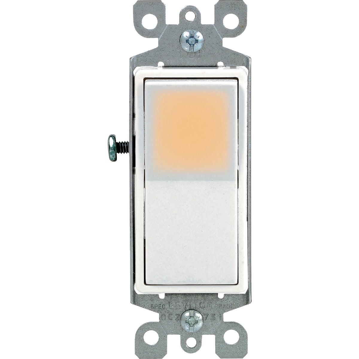 WHT 1POLE GRND SWITCH