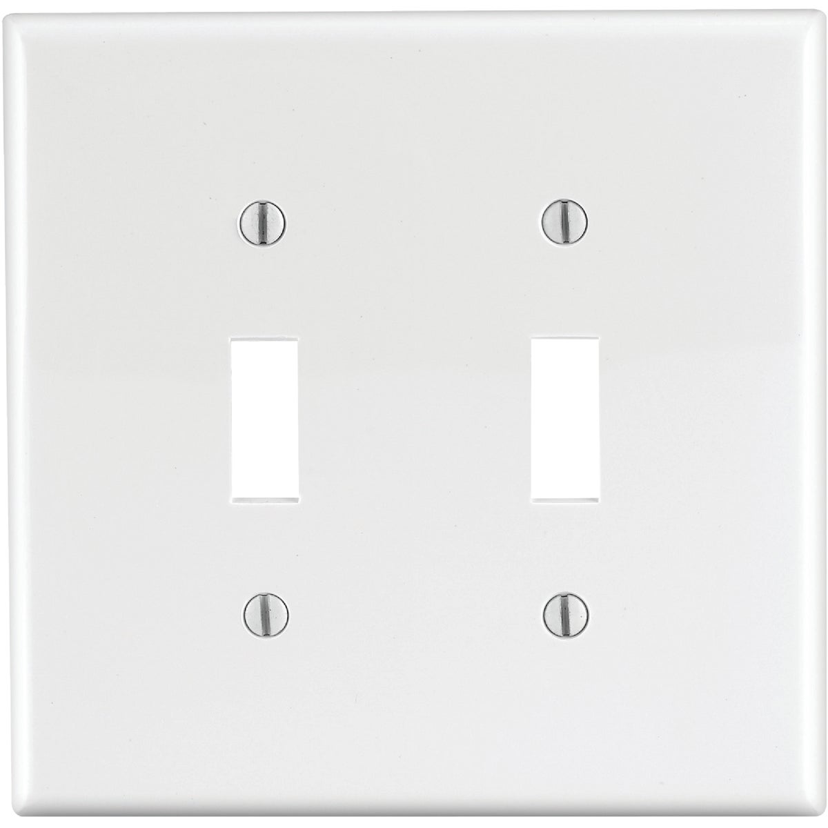 WHT 2-TGL MDWY WALLPLATE