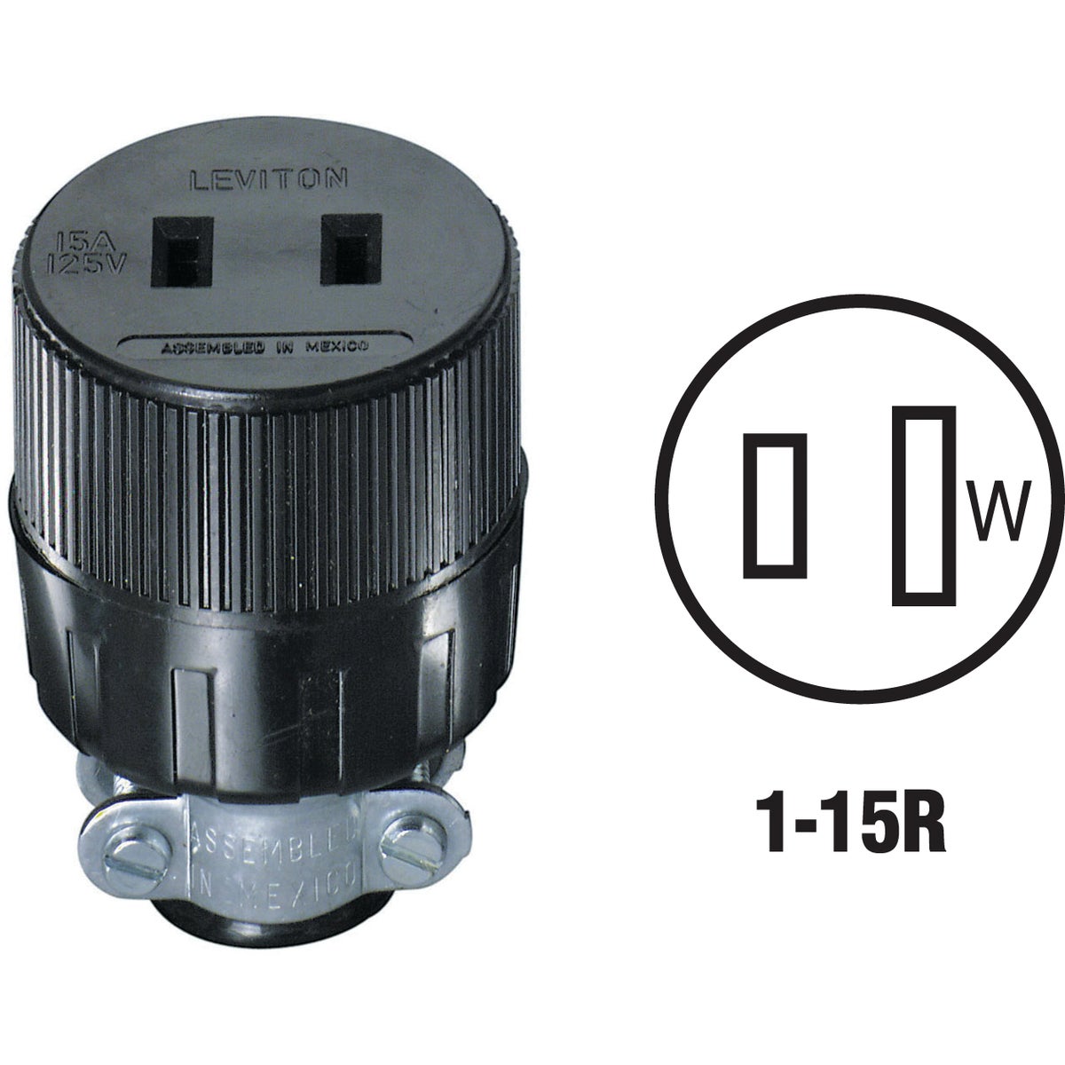 BLK CORD CONNECTOR
