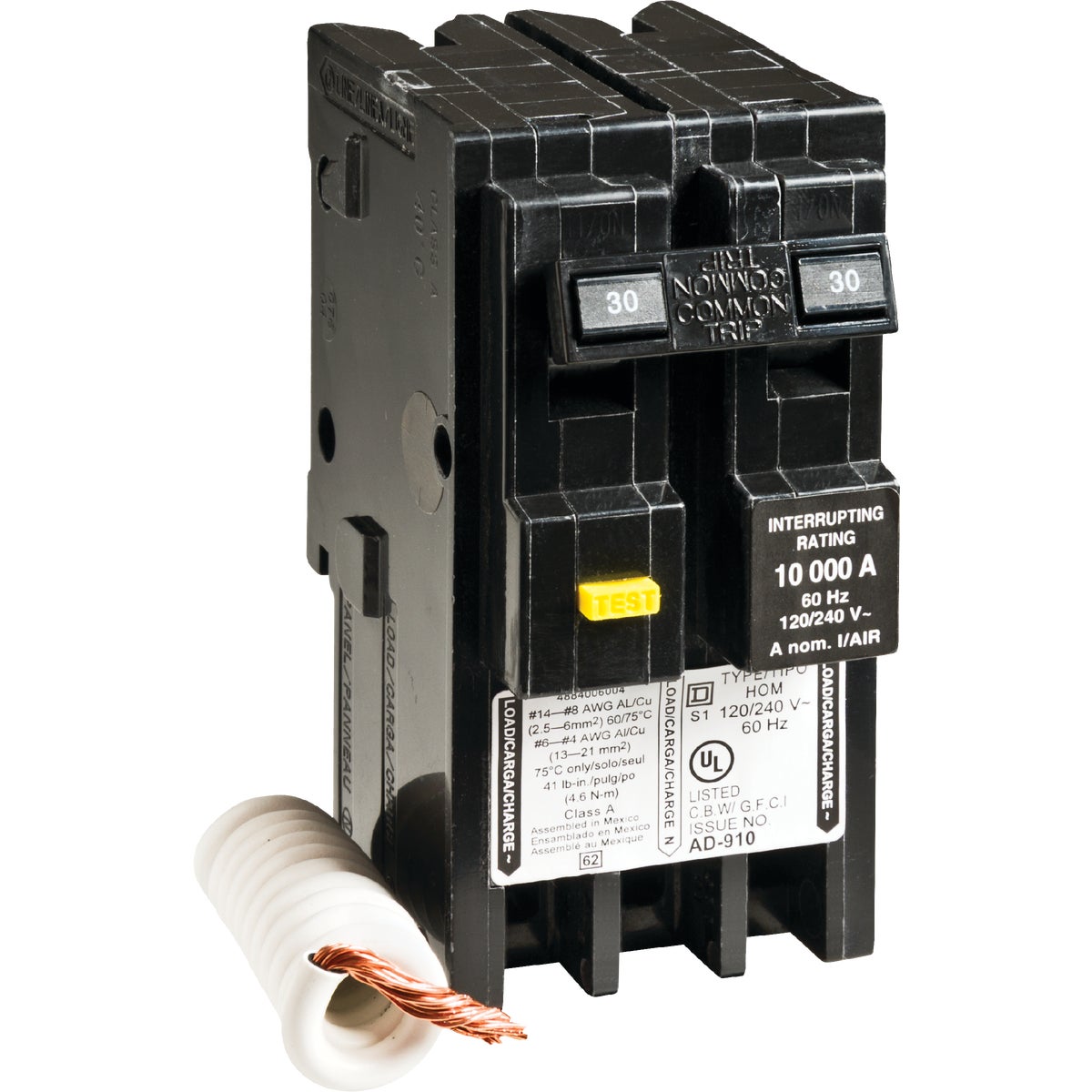 30A 2P GFCI HL BREAKER