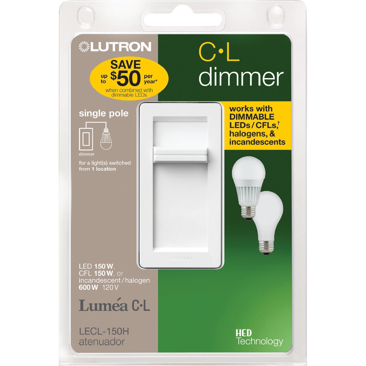 WH LUMEA SLIDE DIMMER