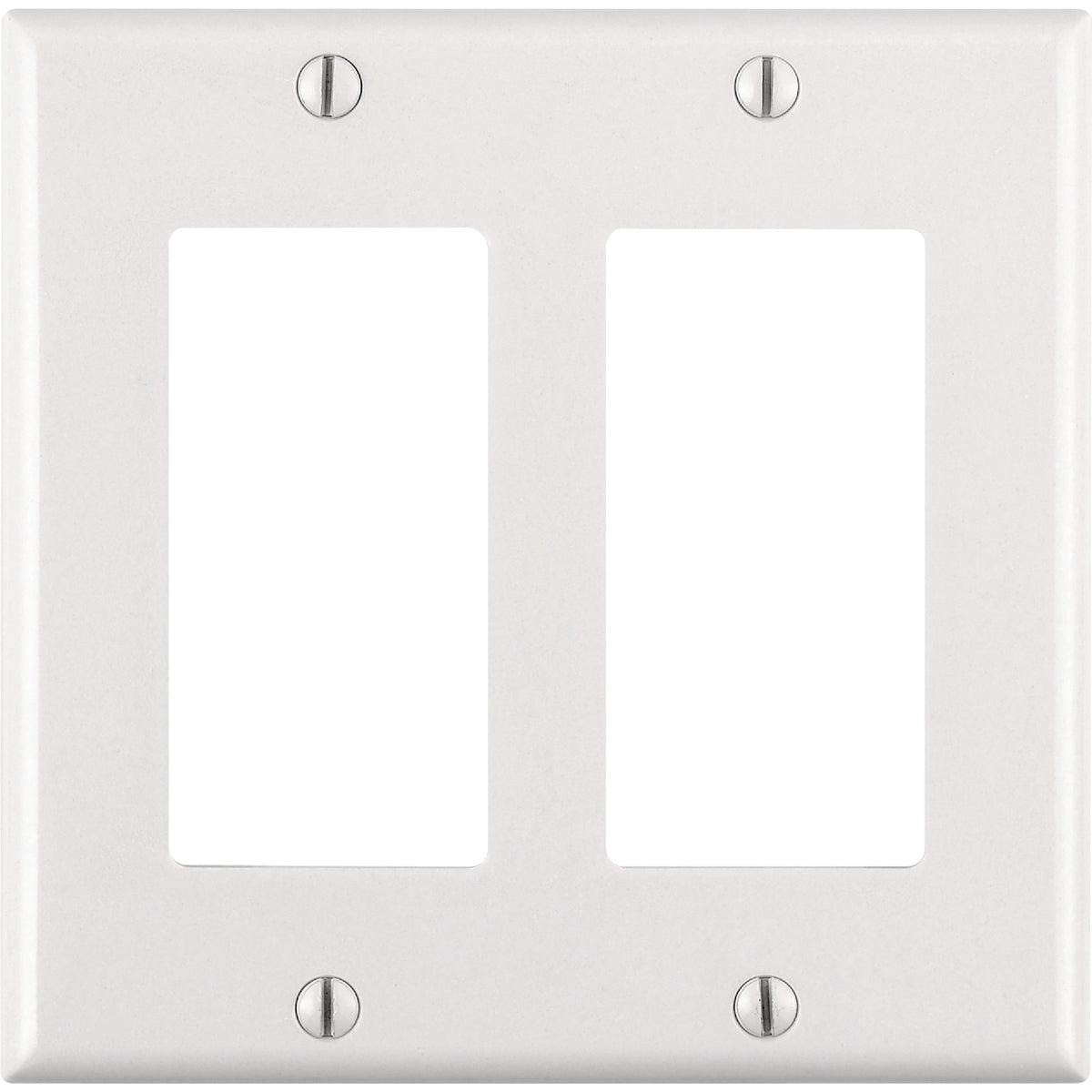 WHT 2GNG ANTI WALLPLATE