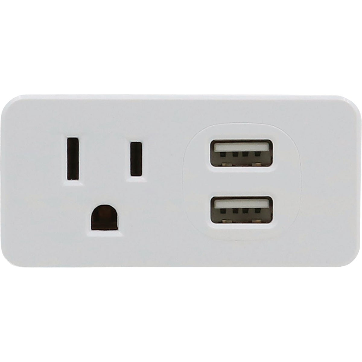 1OUTLET WHT USB-A TAP