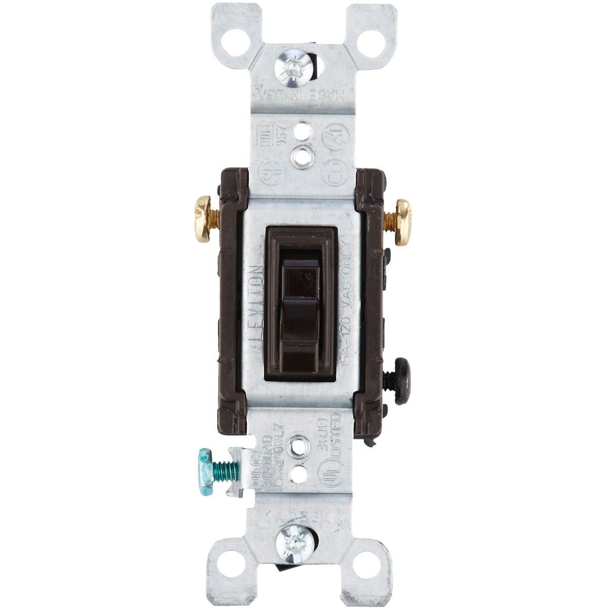 BRN 3-WAY GRND SWITCH