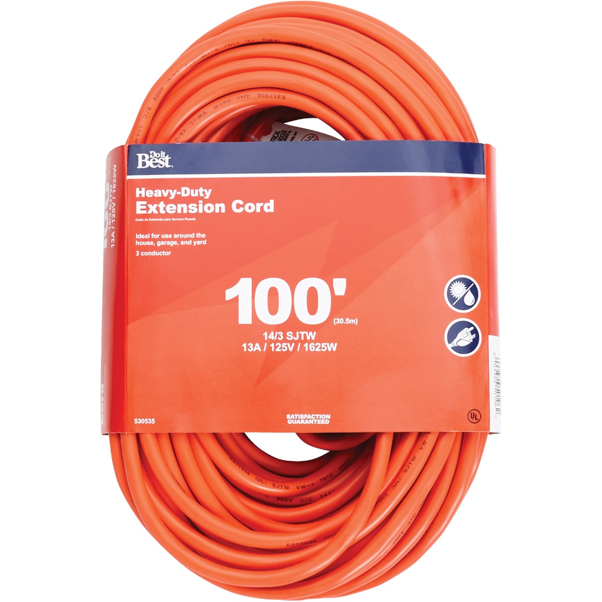 Do it Best 14/3 Heavy-Duty Outdoor Extension Cord 530535