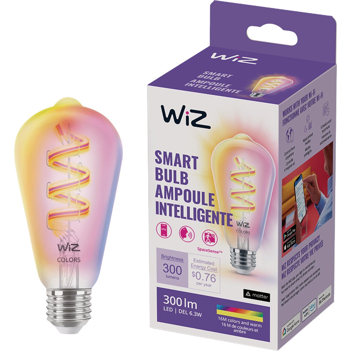 ST19 CLR LED SMART BULB