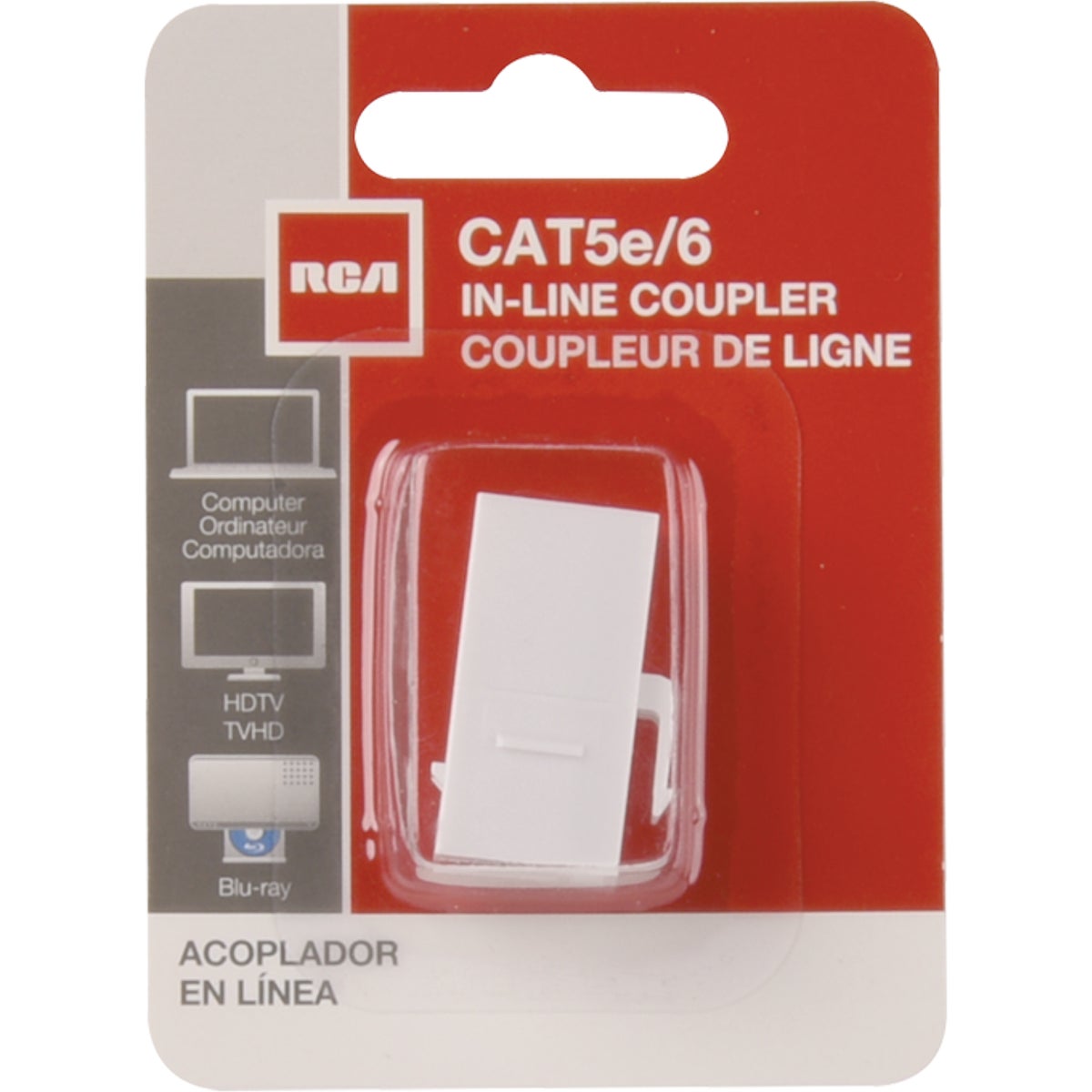 CAT 5E/6 IN-LINE COUPLER