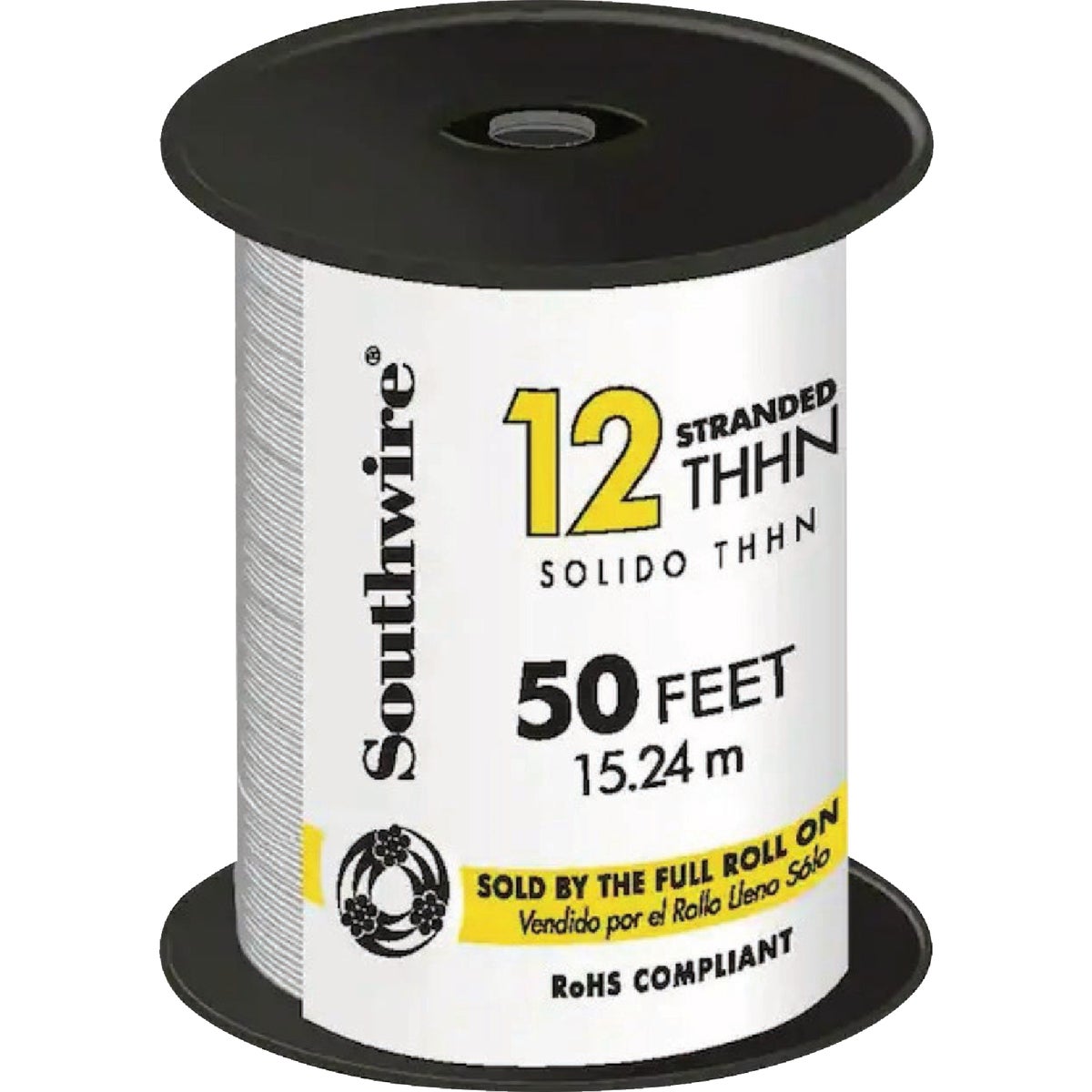50 12 STR THHN WHT WIRE