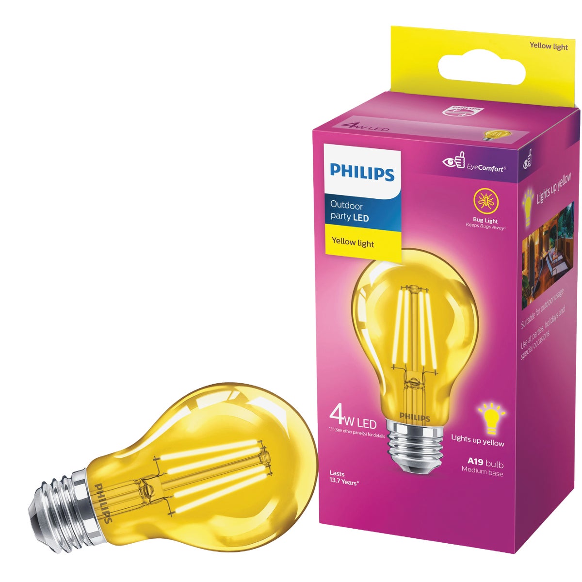 LED YELLOW PARTY BULB