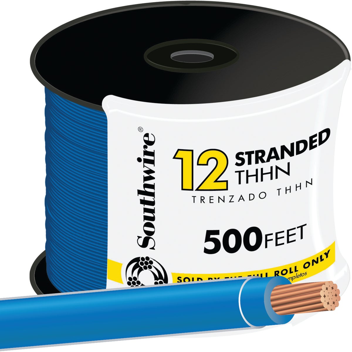 500 12STR BLU THHN WIRE