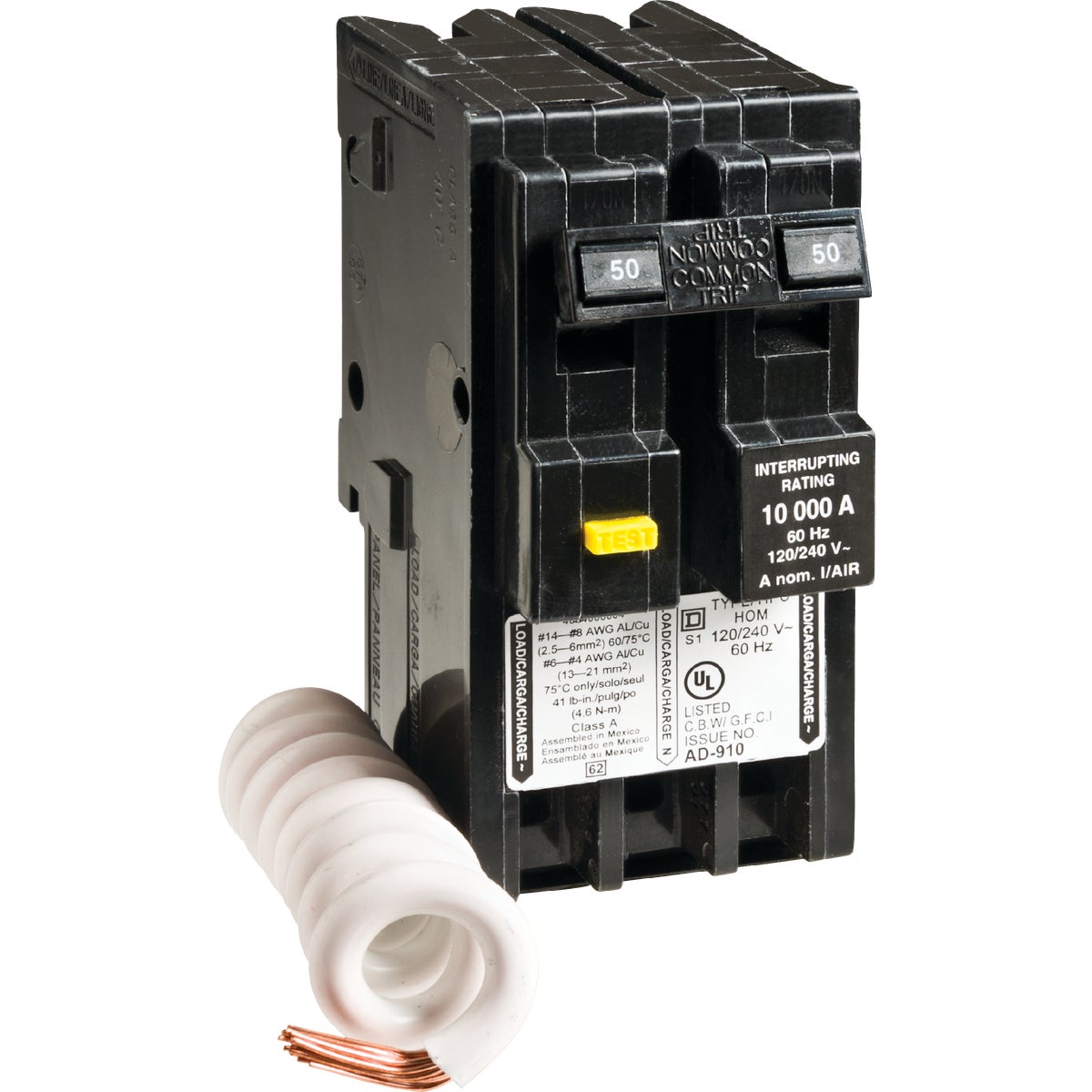 50A 2P GFCI HL BREAKER