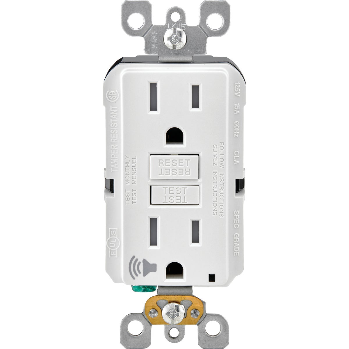 WH 15A GFCI RECEPTACLE