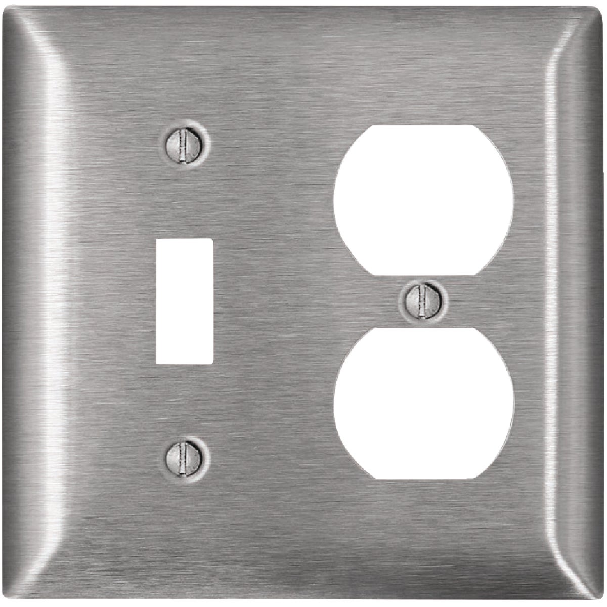2G SS TGL/REC WALLPLATE