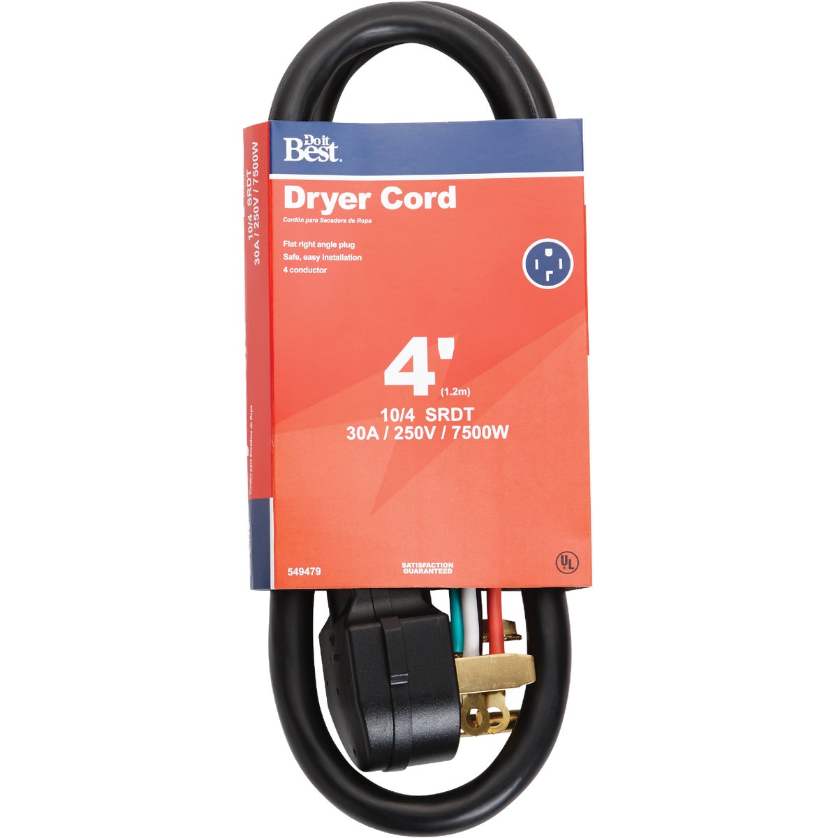 Do it Best 10/4 Dryer Cord 549479