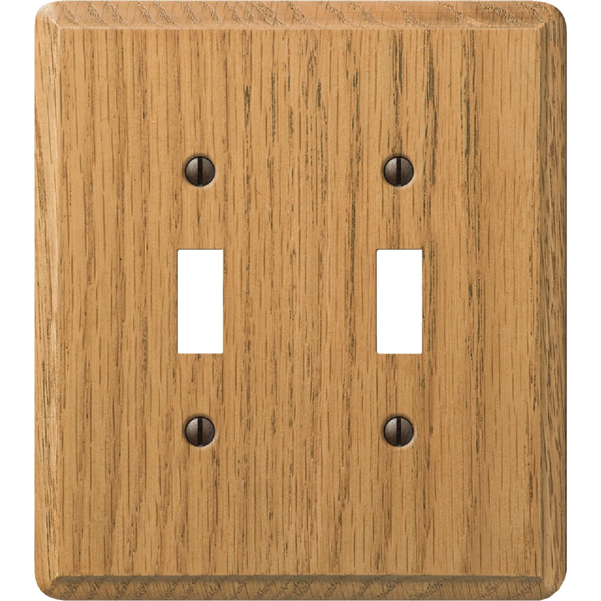 LT OAK 2 TGL WALL PLATE