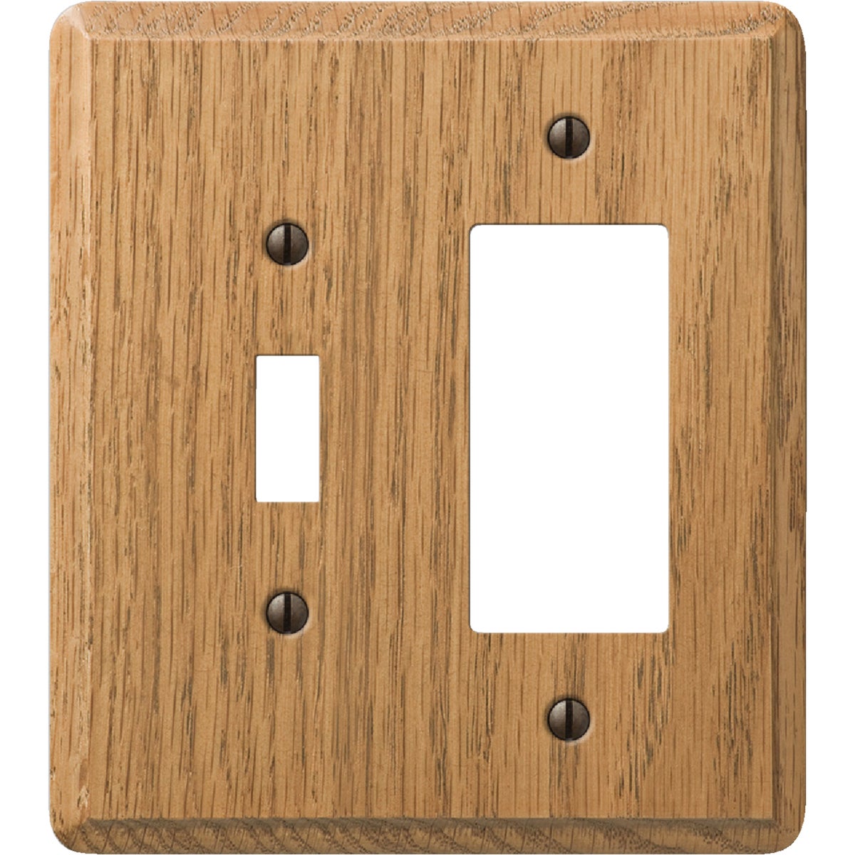 LT OAK COMBO WALL PLATE