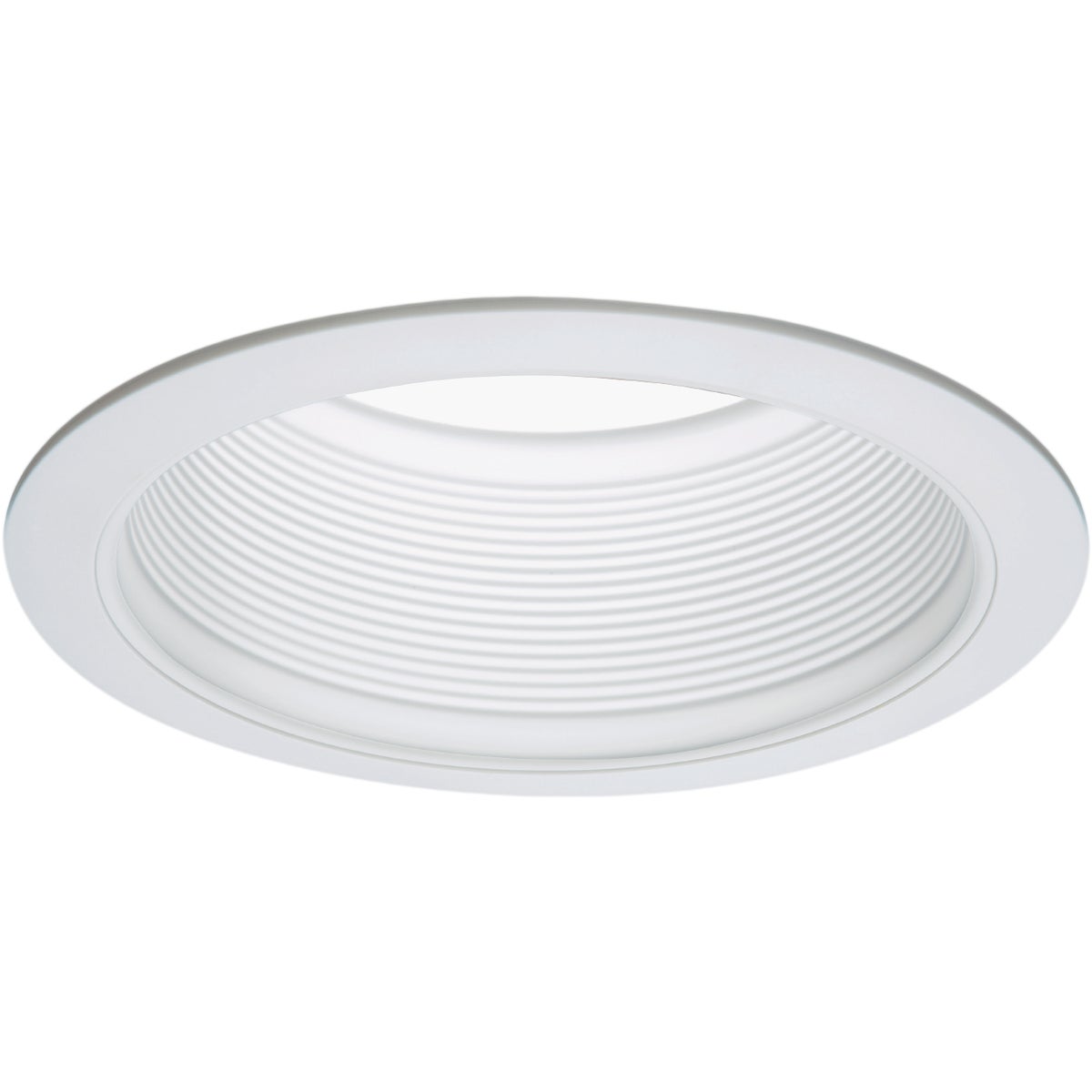 6" WHT MTL BFFLE FIXTURE