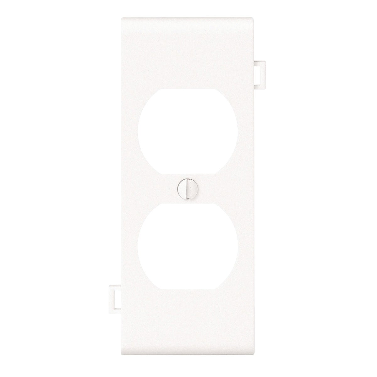WHT DUPLEX CENTER PLATE