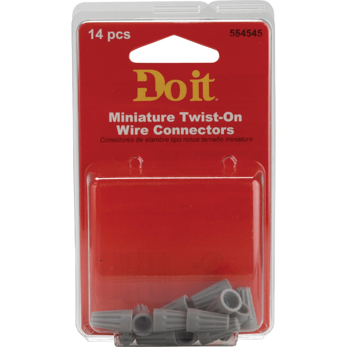 Do it Miniature Gray 22 AWG to 16 AWG Wire Connector (14-Pack) 554545