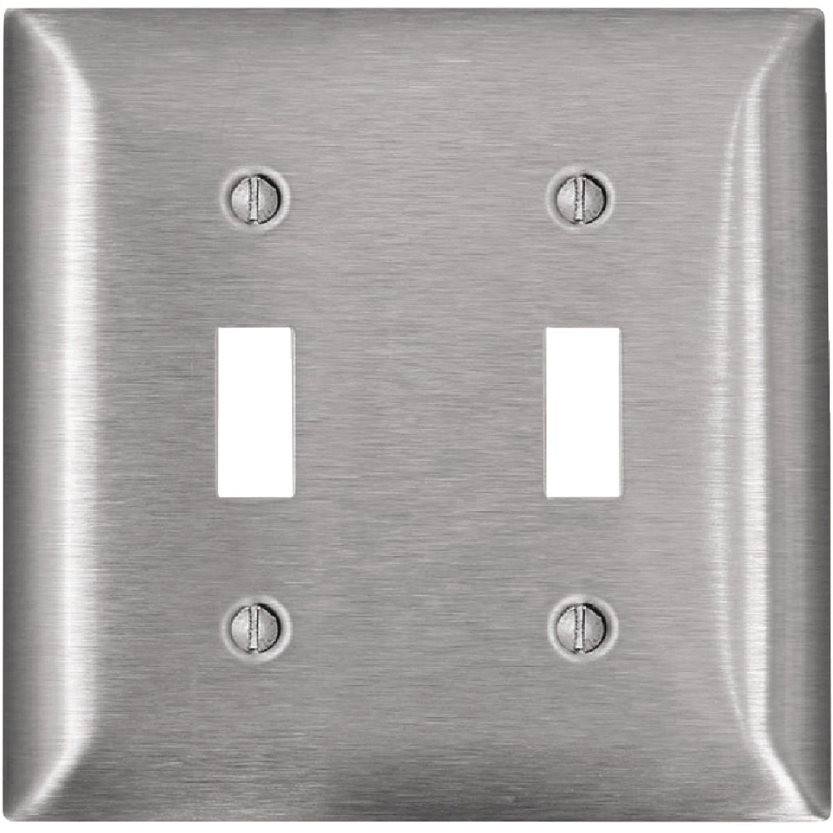 2G SS TOGGLE WALLPLATE