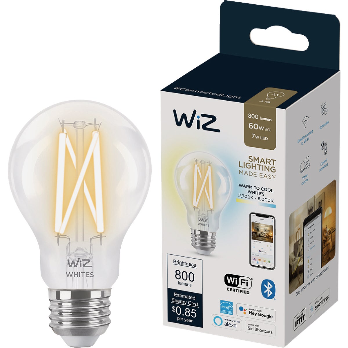 60W A19 LEDFLM SMARTBULB