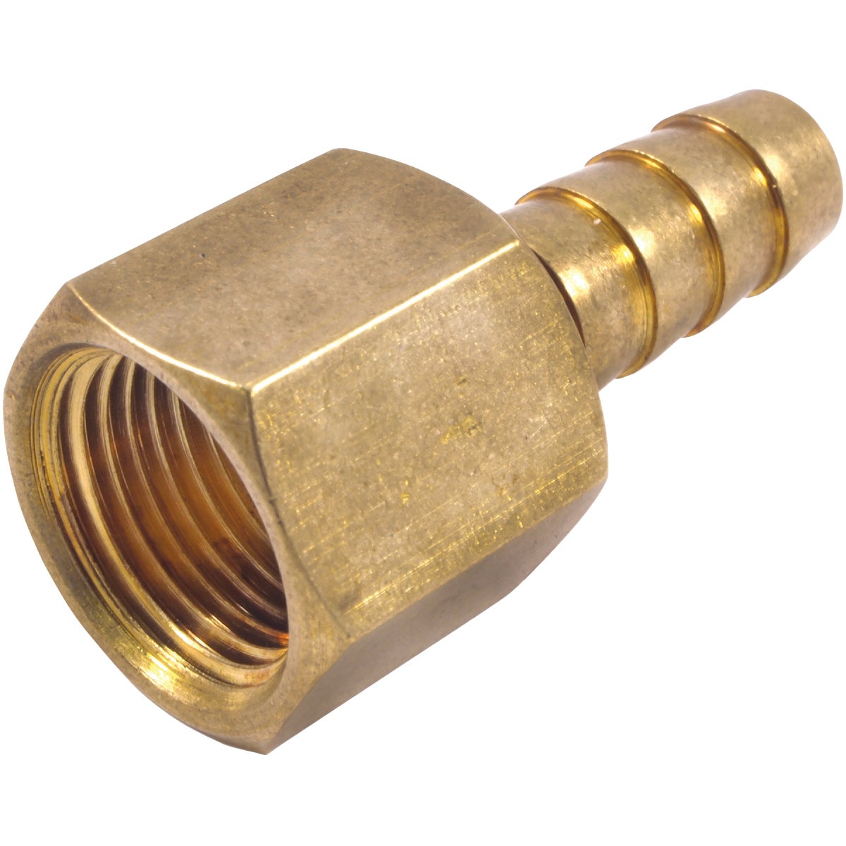 3/8" BRS BARBD HOSE END