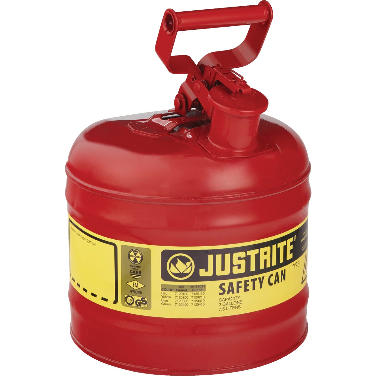 T1 2 GAL RED SAFETY CAN