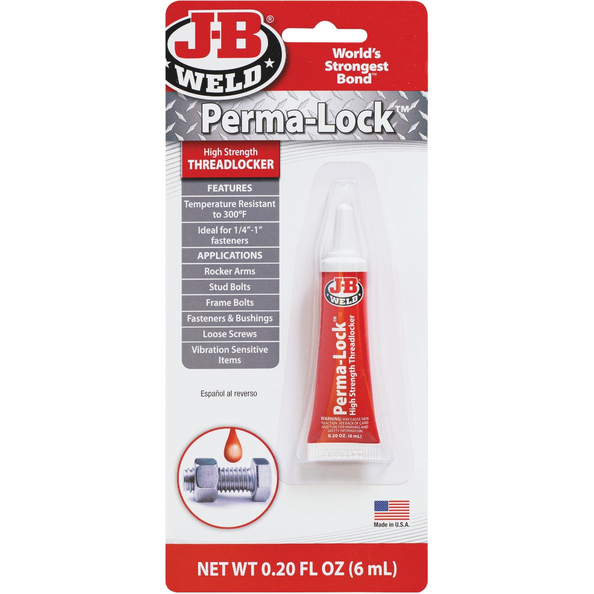JB Weld Perma-Lock Threadlocker 570666