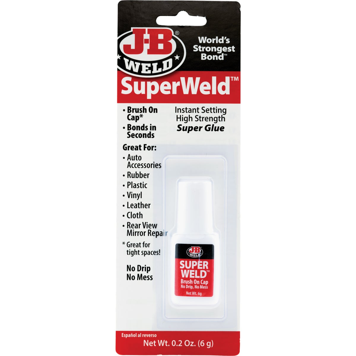 JB Weld SuperWeld Super Glue 570692