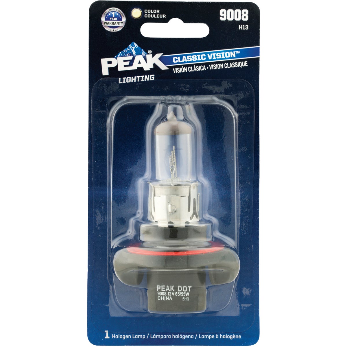 9008 HALOGEN AUTO BULB