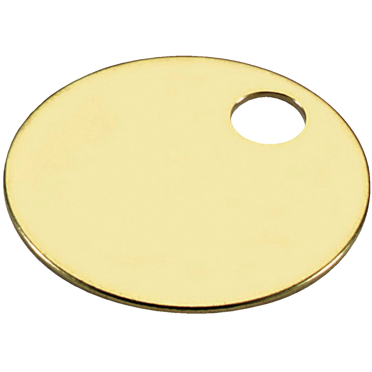 100PC 1-3/8" BRASS TAG
